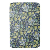Tapis De Bain Flore bleue Wintry (devant Vertical)