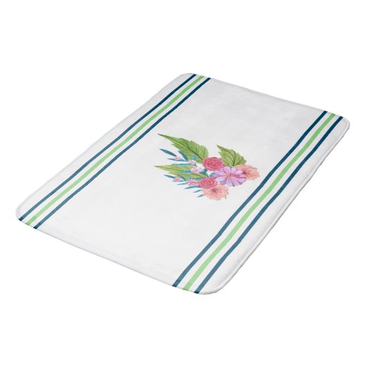 Tapis De Bain Flore printanière (Angle)