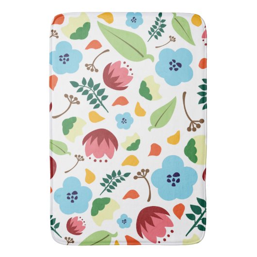 Tapis De Bain Flore printanière (devant Vertical)