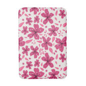 Tapis De Bain Flore rose forte (Devant (Vertical))