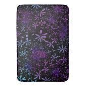 Tapis De Bain Flores pourpres de l'Aqua Retro (devant Vertical)