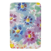 Tapis De Bain Flores violetas y azules (devant Vertical)