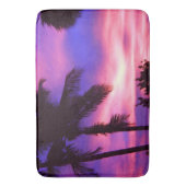 Tapis De Bain Floride Palm Purple Sunset Bain Mat (devant Vertical)