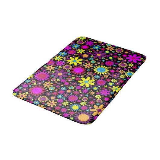 Tapis De Bain Flower Power (Angle)