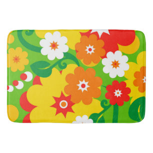 Tapis De Bain Flower Power fleurs fond d'écran + vos idées