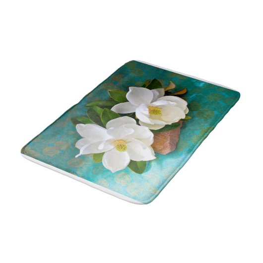 Tapis De Bain Flowers | Magnolia Flower (Angle)