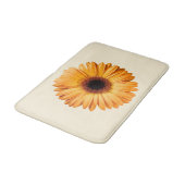 Tapis De Bain Flowers | Orange Gerbera (Angle)