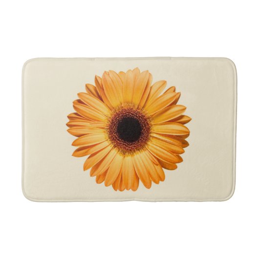 Tapis De Bain Flowers | Orange Gerbera (Devant)