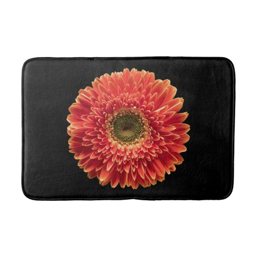Tapis De Bain Flowers | Orange Gerbera Daisy (Devant)