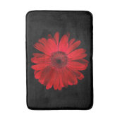 Tapis De Bain Flowers | Red Gerbera Daisy (Devant (Vertical))