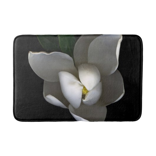 Tapis De Bain Flowers | Single White Magnolia Blossom (Devant)