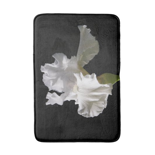 Tapis De Bain Flowers | White Iris (Devant (Vertical))