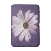 Tapis De Bain Flowers | White & Purple Daisy (Devant (Vertical))