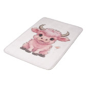 Tapis De Bain Fluffy Rose Highlands Scottish Cow (Angle)