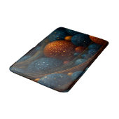 Tapis De Bain Flux céleste : sphères Abstraites en mouvement (Angle)