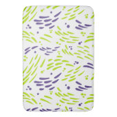 Tapis De Bain Flux de chaux vert et pourpre (devant Vertical)