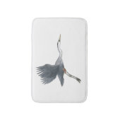 Tapis De Bain Flying Great Blue Heron (Devant (Vertical))