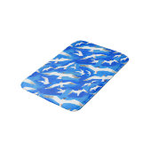 Tapis De Bain Flying seagulls on sky blue (Angle)