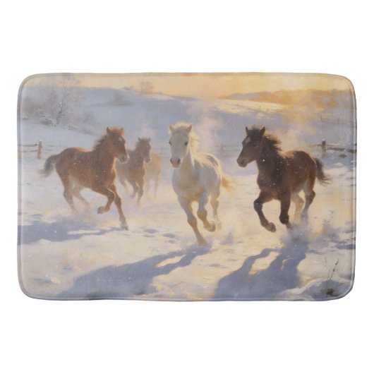 Tapis De Bain Foals at Play (Devant)