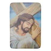 Tapis De Bain Foi chrétienne Jésus Christ (devant Vertical)
