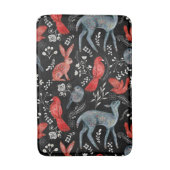Tapis De Bain Folk-art style floral pattern designs (Devant (Vertical))
