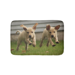 Tapis De Bain Fonctionnement jaune de chiots de Labrador