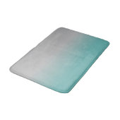Tapis De Bain Fond Ombre gris turquoise (Angle)