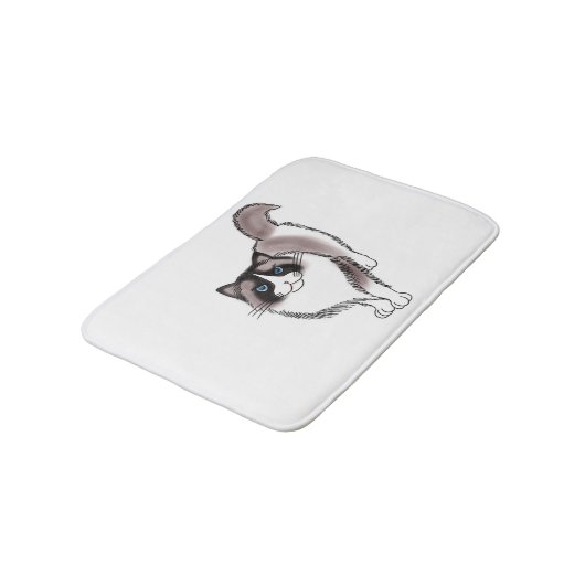 Tapis De Bain FooFooCat : Ragdoll impertinent (Angle)