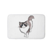 Tapis De Bain FooFooCat : Ragdoll impertinent (Devant)