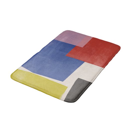 Tapis De Bain Foolscap - Colorblocs modernes (Angle)