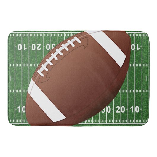 Tapis De Bain Football Design Bath Mat (Devant)