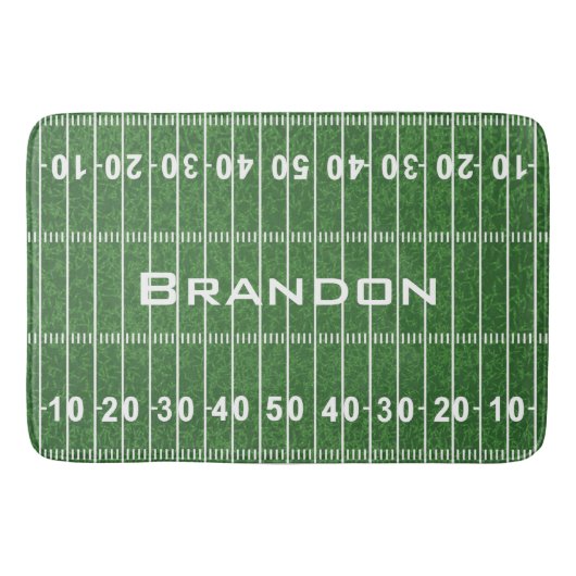 Tapis De Bain Football Field Design Bath Mat (Devant)