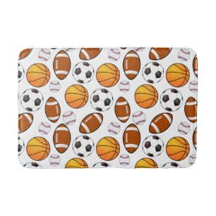 Tapis De Bain Football Football baseball baseball thème sportif