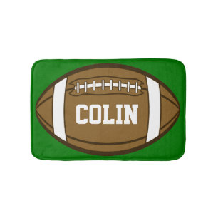 Tapis De Bain Football personnalisé pour les garçons qui aiment 
