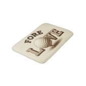 Tapis De Bain Fore Love Golf Bain Mat Pour Les Golfeurs (Angle)