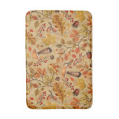 Tapis De Bain Forêt automnale sur ocre (Devant (Vertical))