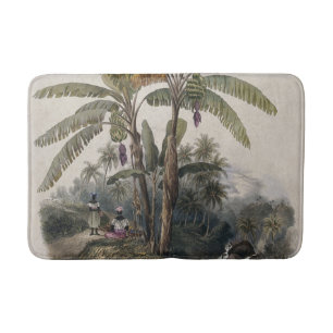 Tapis De Bain Forêt de bananiers tropicaux antiques Bota vinta