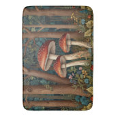 Tapis De Bain Forêt de champignons rétro (devant Vertical)
