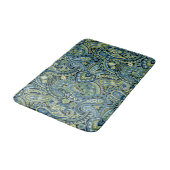 Tapis De Bain Forêt de Paisley verte (Angle)