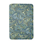 Tapis De Bain Forêt de Paisley verte (Devant (Vertical))