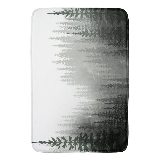 Tapis De Bain Forêt de pin rustique (devant Vertical)