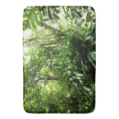 Tapis De Bain Forêt de pluie dominicaine I Nature verte tropical (devant Vertical)