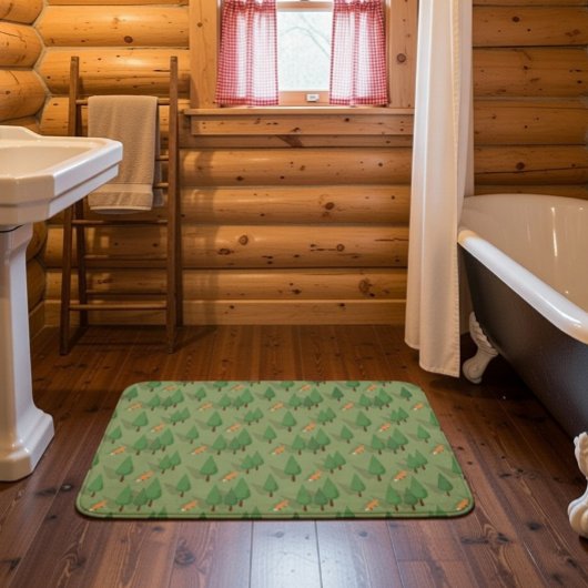Tapis De Bain Forêt douce et absorbante