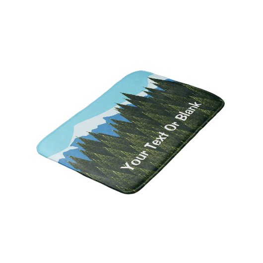 Tapis De Bain Forêt fractale (Angle)