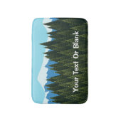 Tapis De Bain Forêt fractale (Devant (Vertical))
