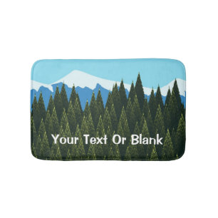 Tapis De Bain Forêt fractale