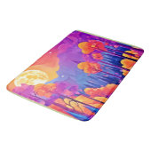 Tapis De Bain Forêt Lune Vibrante (Angle)