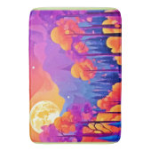 Tapis De Bain Forêt Lune Vibrante (devant Vertical)
