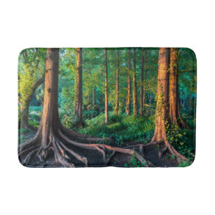 Tapis De Bain Forêt Végétation et forêt