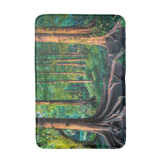 Tapis De Bain Forêt | Végétation et forêt (Devant (Vertical))